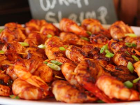 Bacon-Wrapped Chili Shrimp Recipe | Ree Drummond | Food ... image