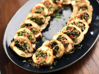 Spinach and Red Pepper-Stuffed Chicken Recipe | Valerie ... image