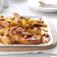 Cinnamon-Apple Pork Chops - Taste of Home image