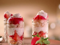 Strawberry Long Cake Recipe | Jeff Mauro | Food Network image