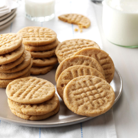 Low-Fat Peanut Butter Cookies Recipe: How ... - Taste of Home image