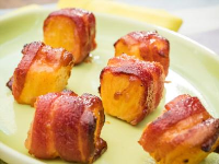 Bacon Wrapped Pineapple Recipe | Food Network image