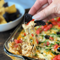 HOT TACO DIP WITH REFRIED BEANS RECIPES
