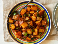 Oven Home Fries with Peppers and Onions Recipe | Rachael ... image