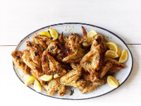 Parmesan-Garlic Chicken Wings Recipe | Food Network ... image