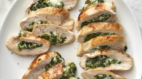 RECIPE FOR STUFFED CHICKEN BREAST WITH SPINACH AND CREAM CHEESE RECIPES