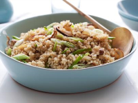 Quinoa With Shiitakes and Snow Peas Recipe | Food Network ... image