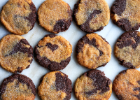 Chocolate-Peanut Butter Swirl Cookies Recipe - NYT Cooking image