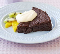 Chocolate brownie cake recipe | BBC Good Food image
