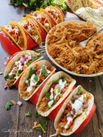 South Your Mouth: 3-Ingredient Crock Pot Chicken Tacos image