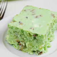 Grandma’s Lime Green Jello Salad Recipe (with Cottage ... image