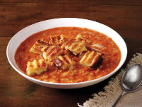 Easy Tomato Soup and Grilled Cheese Croutons Recipe | Ina ... image