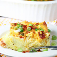 Cheesy Bacon Egg Hashbrown Casserole — Let's Dish Recipes image