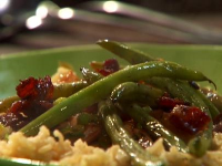 Bacon Fried Green Beans Recipe | Rachael Ray | Food Network image