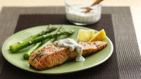 Grilled Salmon with Lemon Dill Sauce - Recipes & Cookbooks image