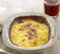 Slow-baked clotted cream rice pudding recipe - BBC Good Fo… image