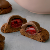 Chocolate-Covered Cherry Cookies Recipe ... - Taste of Home image