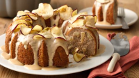 One-Bowl Apple-Spice Bundt Cake with Butterscotch Glaze ... image
