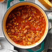 Black-Eyed Pea Sausage Stew Recipe: How to Make It image