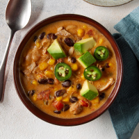 Pressure-Cooker Chicken and Bacon White Chili - Taste of Home image