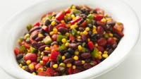 Skinny Mexican Bean Salad Recipe - BettyCrocker.com image
