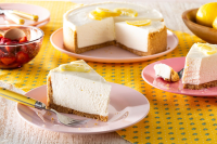 Easy No-Bake Lemon Cheesecake Recipe - How Make Lemon ... image