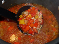 Triple Red Soup | Just A Pinch Recipes image