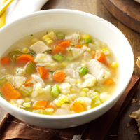 Chicken Corn Soup with Rivels Recipe: How to Make It image