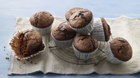 Double chocolate muffins recipe - BBC Food image