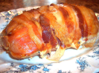 easy crock pot bacon-wrapped pork ... - Just A Pinch Recipes image