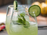 Cucumber Vodka Spritz Recipe - Food Network image
