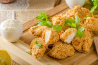 How To Cook Breaded Chicken In An Air Fryer - Recipe This image