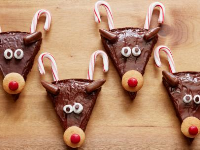 Christmas Reindeer Brownies Recipe - Food Network image