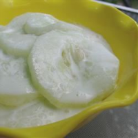 Cucumbers in Sour Cream Recipe | Allrecipes image