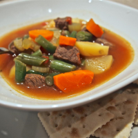 Dutch Oven Vegetable Beef Soup Recipe | Allrecipes image