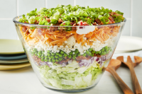 SEVEN LAYER SALAD WITH MIRACLE WHIP DRESSING RECIPES