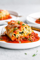 Spinach Lasagna Roll Recipe - Skinnytaste image