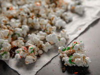 White Chocolate Peppermint Popcorn - Food Network image