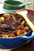 Grandma's Sunday Oven Pot Roast | srsly pot roast in the ... image