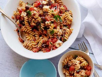 Tomato Feta Pasta Salad Recipe | Ina Garten | Food Network image