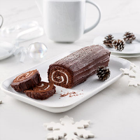 Gluten Free Chocolate Yule Log Cake | Christmas | Recipes ... image