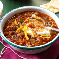 Hearty Slow-Cooker Chili Recipe: How to Make It image