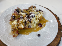Blueberry Cream Cheese French Toast Casserole Slow Cooker ... image