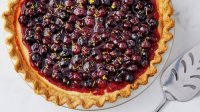 Fresh Blueberry Cheesecake Pie Recipe - BettyCrocker.com image