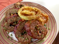 Low Carb Beefed-Up Meatloaf Recipe - Food Network image