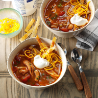 Slow-Cooked Chicken Enchilada Soup Recipe: How to Make It image