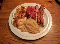 Baked Spareribs With Sauerkraut and Apples Recip… image