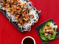 Almost-Famous Chicken Lettuce Wraps Recipe | Food Network ... image