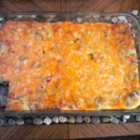 Sausage and Crescent Roll Breakfast Casserole | Allrecipes image