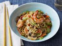 Shrimp Lo Mein Recipe | Kelsey Nixon | Food Network image